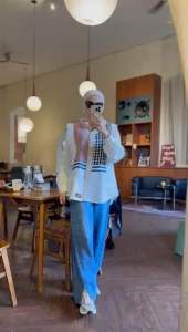 Kemeja Wanita Katun mix Kotak by GYL