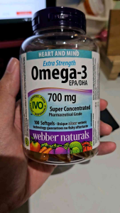 Viên Uống Omega-3 Webber Naturals Triple Strength 700mg EPA/DHA 100 Viên