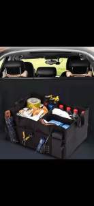 后备箱折叠收纳箱  Folding Trunk Storage Box #后备箱杂乱找东西都找不到😣试试这款折叠收纳箱。多种功能区，超大空间.才能防水防刮。#认你的后备箱从此干净又清洁🌈.。#车载好物✨。