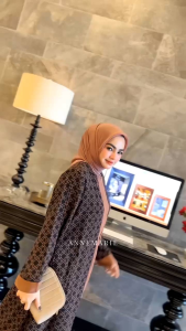 kia mode gamis semi abaya kekinian 2024 edisi sabeena dress amore by ruby