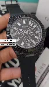 JAM TANGAN PRIA GUESS ZEUS GW0208G5 CHRONO DAY DATE RUBBER STRAP ORIGINAL