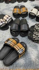 Dép quai ngang nam nữ dép B R nhiều màu quai xé nhám in 3D đế cao xu cao cấp siêu êm chân chống trơn chượt hàng mới về.