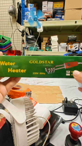 Pemanas Air Listrik 350 Watt Water Heater Portable 220v Gold Star Indikator Lampu 350w