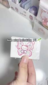 Set 24 Hình Xăm Màu Kitty Đáng Yêu Hot Trend Size 4.8cm