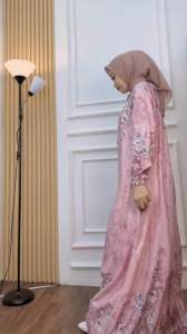 Aurora Dress Gamis Rayon Motif Bisa Busui Bahan Rayon Berkualitas Super Adem By Tarisaa.id