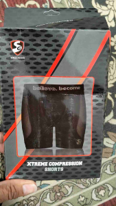 SG Shorts Xtreme Compression - ( Built-in pouch for Abdominal Guard)