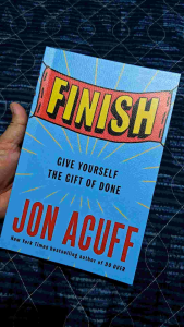 Finish by Jon Acuff (paperback) w/ Free Ebook and Bookmark