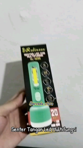 Senter LED COB Multifungsi 20 Watt Rolinson RL-1235 Cahaya Putih Charging USB