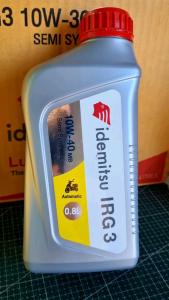 น้ำมันเครื่องกึ่งสังเคราะห์สำหรับรถออโตเมติกส์ IDEMITSU IRG3 มี 2 ความหนืด 10W-30 MB 10W-40