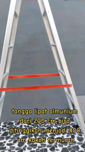 TANGGA LIPAT ALMUNIUM BISA DITINGGIKAN KUAT KOKOH TERMURAH