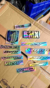 1pcs Stiker Hologram Variasi Motor Universal - 1 biji Stiker Hologram Variasi Motor - Sepeda Dan Lainnya