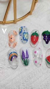 Acrylic Paint 0.7 mm Isi 12 pcs ( Pensil untuk menggambar nail Art )