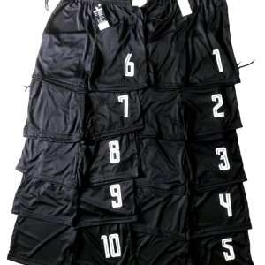 BLACK กางเกงกีฬา เลือกเบอร์ได้ ตามใจชอบ ผ้าไมโครนุ่มใส่สบาย ระบายเหงื่อได้ดี แห้งเร็ว กางเกงวิ่ง กางเกงฟุตบอล