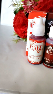 Henna Kuku INAKU ASLI Inai Kuku Halal Sah untuk Sholat Warna Maron Merah Hitam Cokelat Kuteks Halal Sah untuk sholat Inai kuku Henna Hena Muslimah halal