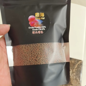 DH Brand Flower Horn Pallet Fish Food 150g High Protein 3 in 1 for Big Head and Color Red Body Fit
