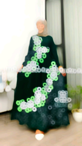 Gamis Lukis Rayon Premium Terbaru | Homey Dress Candi Busui | Gamis Wanita Motif Polos Muslim Syari