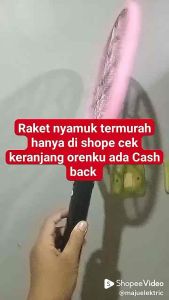 Raket Nyamuk Stark 007 New Murah Bagus MJ Elektrik