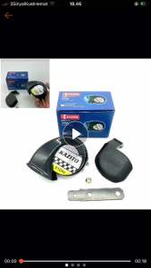 Klakson Keong Tone Klakson Kazito Keong Waterproof 12V Bisa Buat Motor & Mobil 100% Original