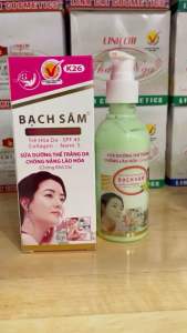SỮA DƯỠNG THỂ BẠCH SÂM DƯỠNG TRẮNG DA CHỐNG LÃO HÓA DA CHAI 150ml