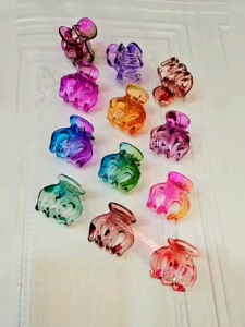 JEPIT RAMBUT GRADASI TRANSPARAN IMPORT - 1 PCS