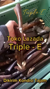 Pisau Dapur Kayu Aren Terbuat Dari Baja Siap Pakai