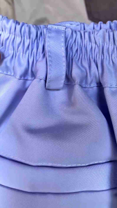 Celana seragam sekolah putih pinggang karet