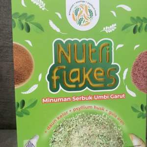 (READY SIAP KIRIM) NUTRIFLAKES MINUMAN SERBUK UMBI GARUT SEREAL CEREAL ATASI MASALAH PENCERNAAN MAG ASAM LAMBUNG ORIGINAL 100%