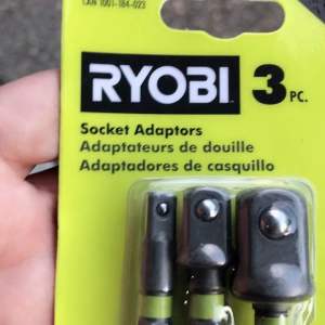Ryobi Impact Rated Socket Adaptor Set (3-Piece)
