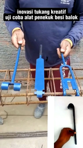 alat penekuk begel beton (4sampai 10mm penambah kolom)
