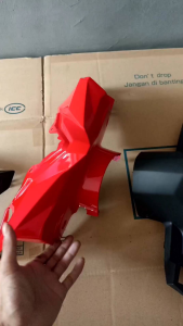 Batok Kepala 1set Motor Honda Beat Eco Beat Digital Beat Esp Tahun 2016 - 2019 Batok Set Visor