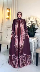 GAMIS TERBARU SYARI  SYARI TRENDI BRANDED PRODUK PREMIUM FASHION MODERN MEWAH ELEGAN BAJU DRESS ETNIK MUSLIM BATIK ETNIK SETELAN JEMMINA