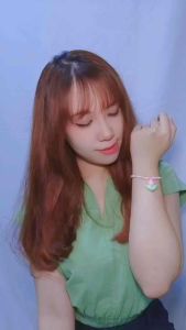 Palila Tulip Summer Beads Bracelet Gelang Manik Elastis Bunga Flower UV Resin Handmade Fashion