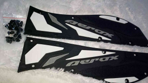 Karpet Pijakan Kaki New AEROX 155 2021-2024: Karet Premium & Clip Baut