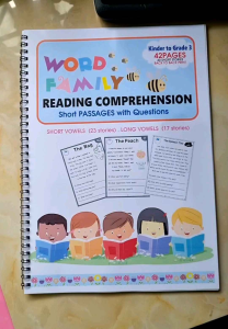 Reading Comprehension with Questions Short Story Word Family Story