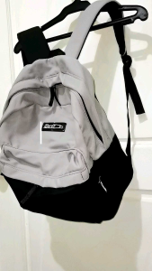 male and female casual backpack semi original bags school bag pack 18inches Zipper Closure Double Brass Cotton Makapal Tela for School Work Travel etc. All gender Backpack