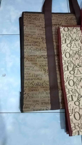 TAS BAHAN TERPAL UKURAN TANGGUNG (45X50) TAS SEBAGUNA TAS BELANJA TAS LAUNDRY