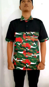 KEMEJA PDH LASKAR MERAH PUTIH