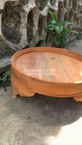 tebok kayu sangkar lovebird motif batman diameter 33cm