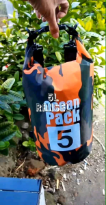 OCEAN PACK 5L RANSEL DUA TALI TAS WATERPROOF ANTI AIR PVC