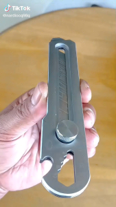 Pisau Cutter Full Stainless Steel Anti Karat / Cutter Anti Karat Serbaguna Pemotong Multifungsi