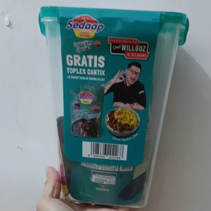 Sedaap Kecap Manis Kedelai Hitam Special Refill 725gr + Toples Cantik