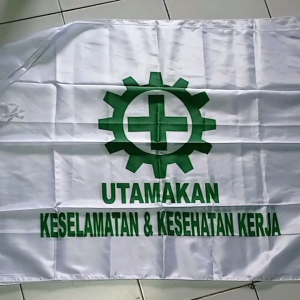 BENDERA K 3 (KESELAMATAN DAN KESEHATAN KERJA ) P 110 X L 75 CM