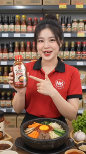 Sốt Cơm Trộn Hàn Quốc Bibimbap Nh Foods 300ml sốt không cần nấu sốt chuẩn vị Hàn trộn là mê cay nhẹ