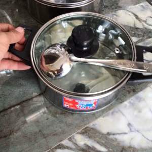 Panci Masak Sayur Tutup Kaca & Wadah Prasmanan 18.20.22cm: Pilihan Terbaik untuk Acara