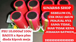 psu 8 elco ORI RUBYCON 100v 10000uf lengkap dengan dioda bridge 35a Mexico 10000mk 10000mikro 10.000uf100v 10000uf100v 10000mk100v 10.000mk100v 10.000uf power supply suply amplifier ampli