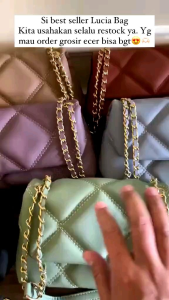 Tas Selempang Wanita Vyona Premium: Tas Wanita Puffy Sella Bag
