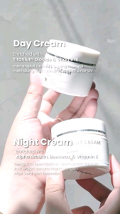 Paket Pemutih Cream Siang Malam Glowing Cepat dan Penghilang Flek Hitam di Wajah I MELLYDIA Cream 2pcs BPOM