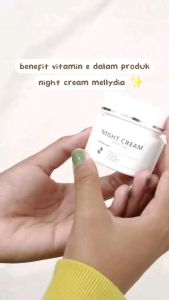 Krim Malam Aktif MELLYDIA: Solusi Pemutihan & Penghilangan Flek