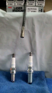 DILFR7K9G🎉Twin Tip 🎉Toyota Harrier Turbo Lexus NXRX Mitsubishi Evo 9 Subaru EJ25 NGK 91961 Laser Iridium Spark Plug