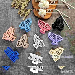 JEPIT KUPU-KUPU DOFF 7CM: Aksesoris Rambut Salon Berkualitas Tinggi